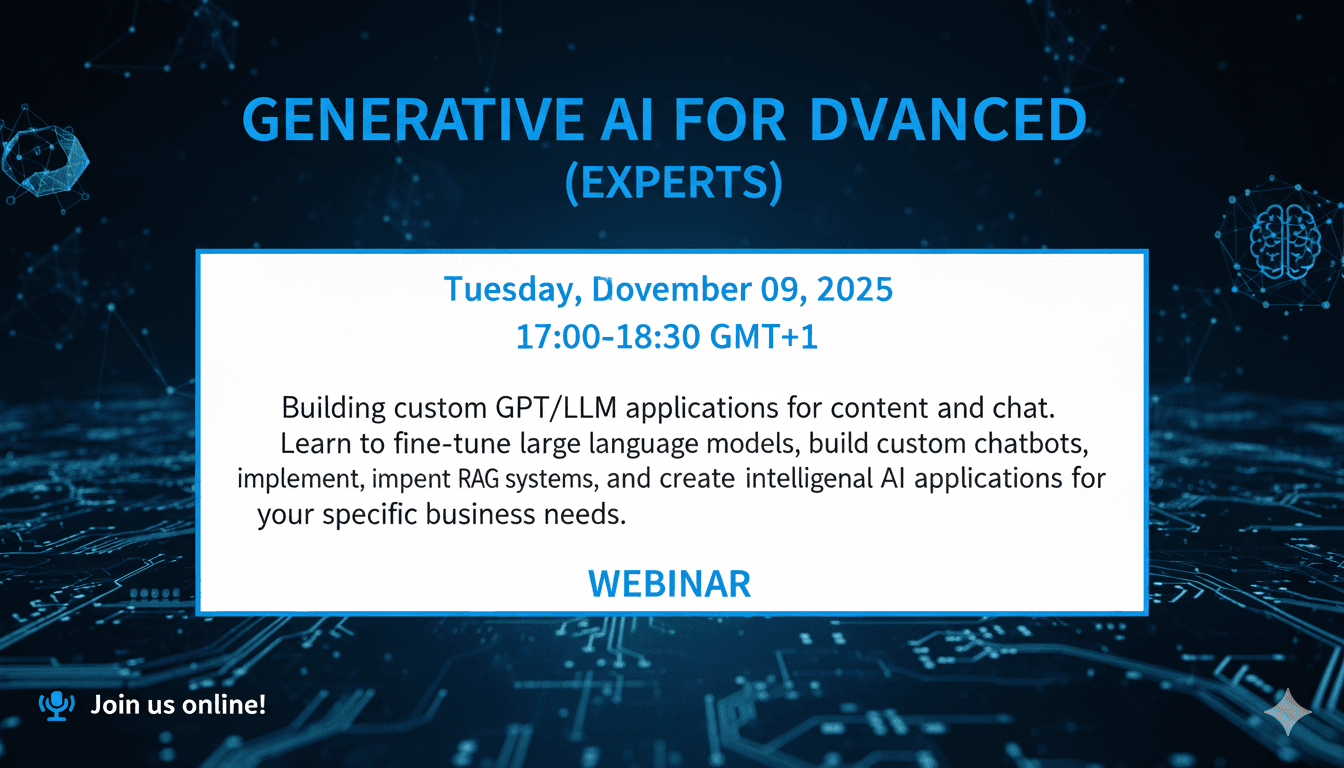 Generative AI Advanced (Experts)