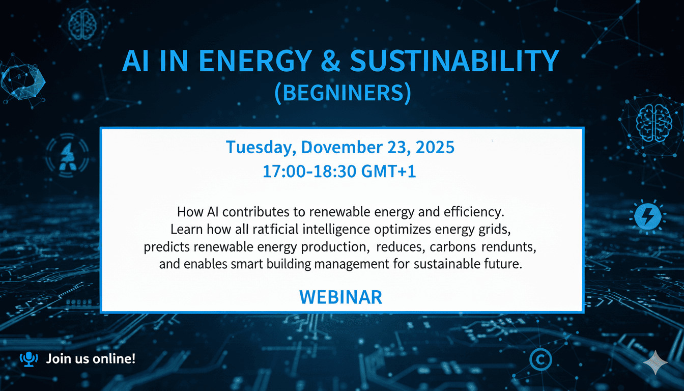 AI in Energy & Sustainability (Beginners)